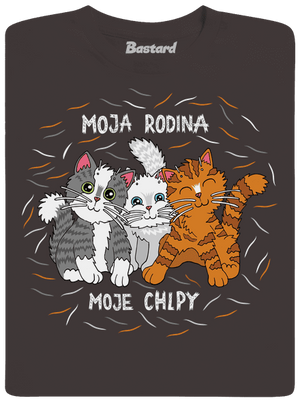 Moja rodina pánske dlhý rukáv Bear Brown