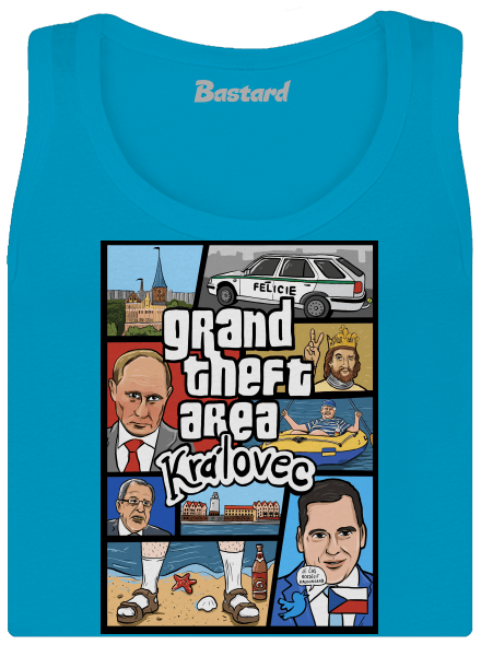 Královec dámske tielko klasické Blue Atol