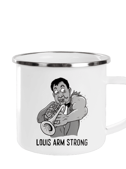 Louis Armstrong plecháčik White