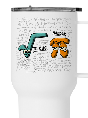 Pí, čus! termohrnček White