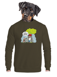 unisex mikina bez kapucne