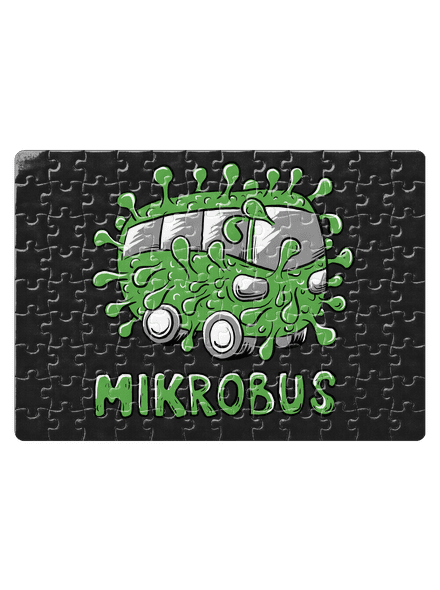 Mikrobus puzzle White
