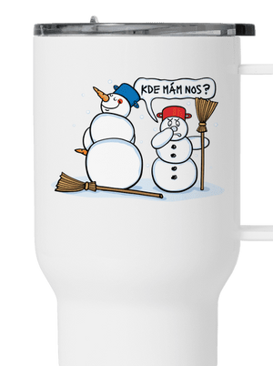 Kde mám nos? termohrnček White