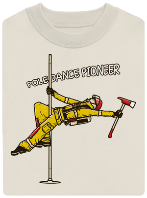Pole Dance by Dežik unisex mikina bez kapucne Off White