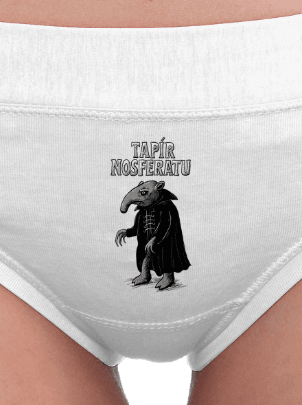 Tapír Nosferatu dámske nohavičky White