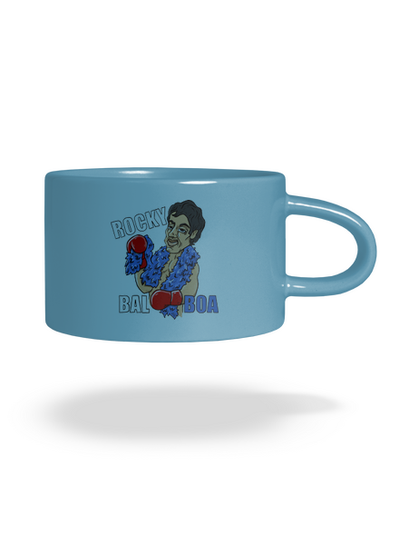 Rocky Bal boa hrnček makronka Blue Macaron