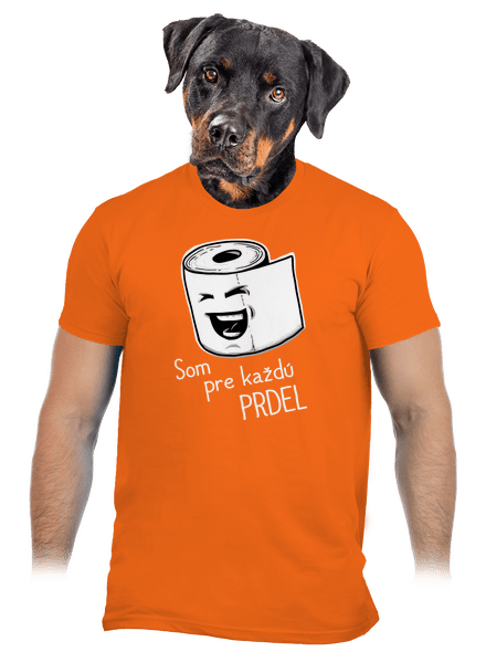 Prdel pánske tričko Orange