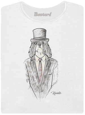 Kavalír dámske tričko prémium White