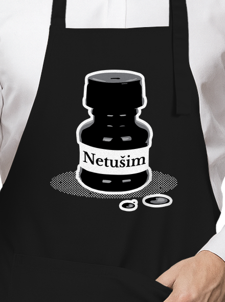 Netušim zástera Black