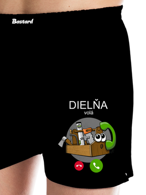 Dielňa volá pánske trenky Black