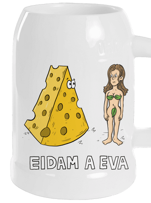 Eidam a Eva polliter White