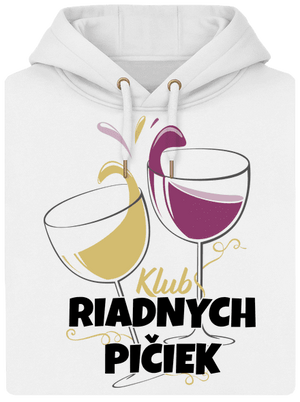 Klub riadnych pičiek unisex mikina premium Snowwhite