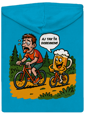 Dobehnem ťa dámska mikina na zips Blue Atol