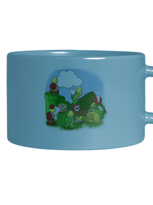 Ako sa stavia nový level? hrnček makronka Blue Macaron