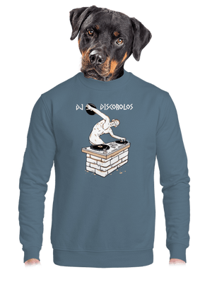 unisex mikina bez kapucne