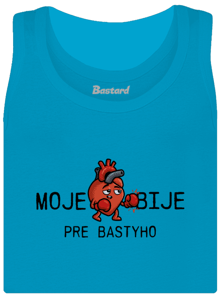 Moje srdce bije dámske tielko klasické Blue Atol