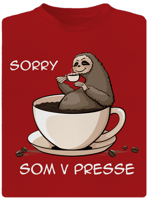 V presse pánske športové tričko Red Mal