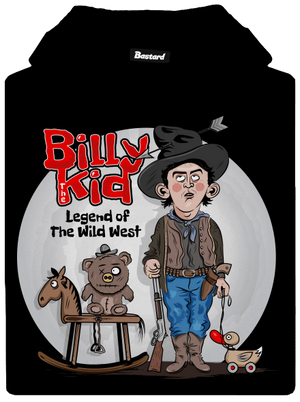 Billy The Kid dámska mikina klokanka Black