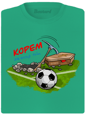 Kopem za svoj tím dámske športové tričko Mint Mal