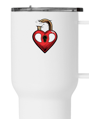 Zámok lásky termohrnček White