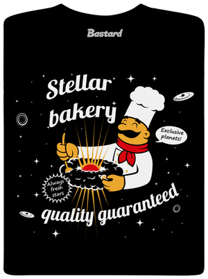 Stellar bakery pánske dlhý rukáv Black