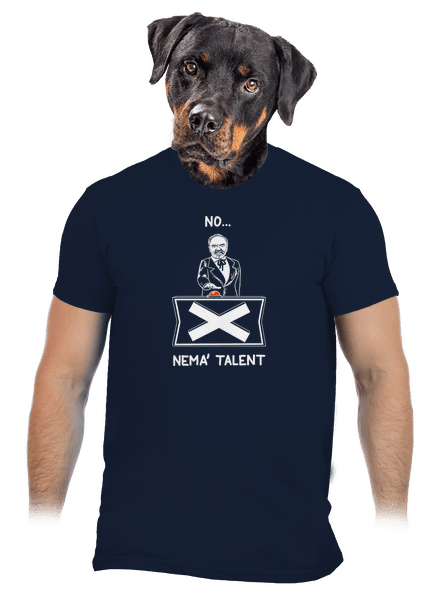 Cimrman: Nemá talent pánske tričko Navy