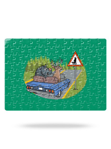 Poľovník puzzle White