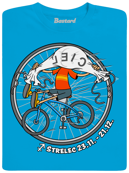 Cyklistický horoskop: Strelec detské tričko Atoll