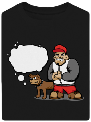 Nehryzem unisex tričko oversized Black