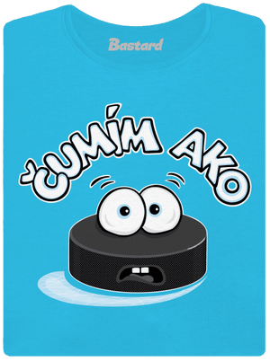 Čumím ako puk dámske tričko s lemom Blue Atol