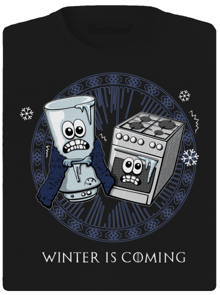 Winter is coming dámske športové tričko Black