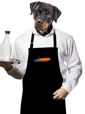 Chytľan zástera Black