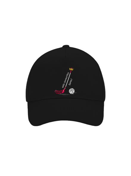 Kráľ zahnutých čepelí - florbal šiltovka baseballka Black