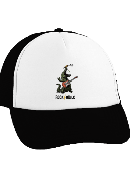 Rockodile šiltovka truckerka Black cap