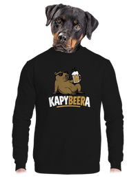 unisex mikina bez kapucne