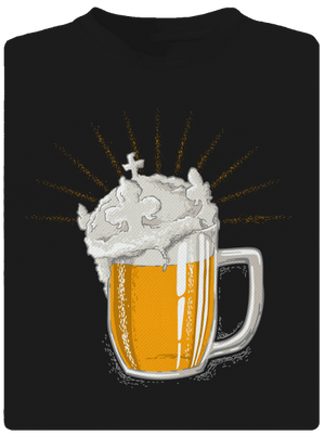 České zlato pánske športové tričko Black