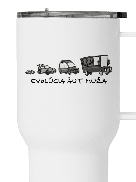 Evolúcia áut muža termohrnček White