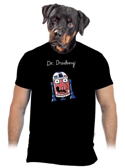 Dr. Droidberg pánske tričko Black