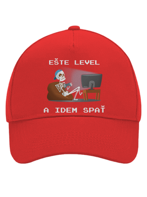 Ešte level šiltovka baseballka Classic Red