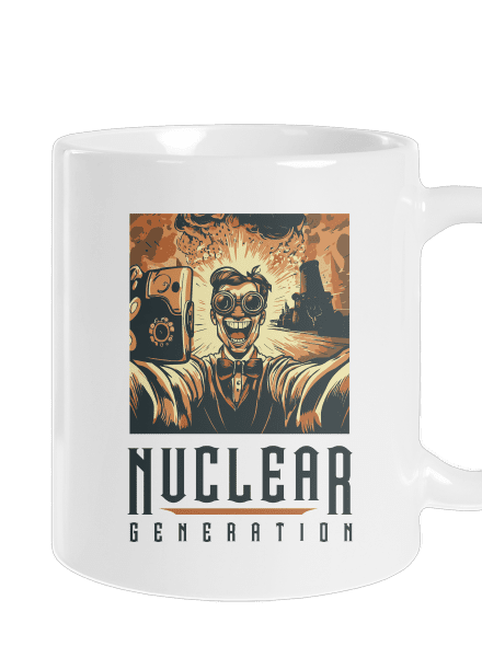 Nuclear generation klasický hrnček White