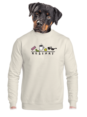 unisex mikina bez kapucne