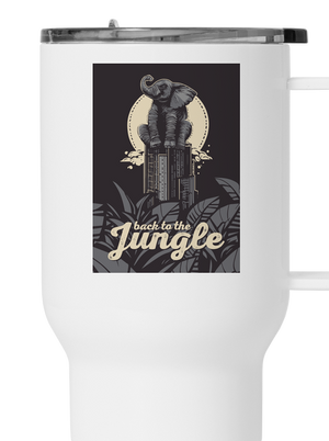 Back to the jungle termohrnček White