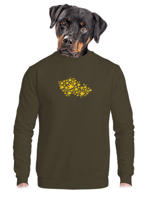 unisex mikina bez kapucne