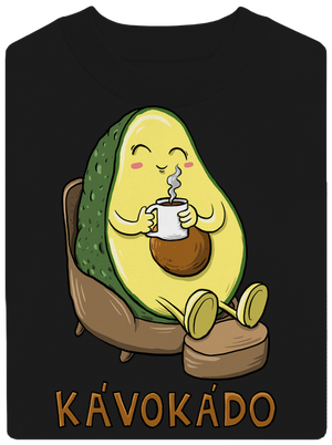 Kávokádo unisex mikina bez kapucne Black