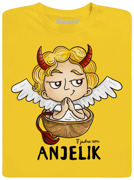 Anjelik detské tričko Gold