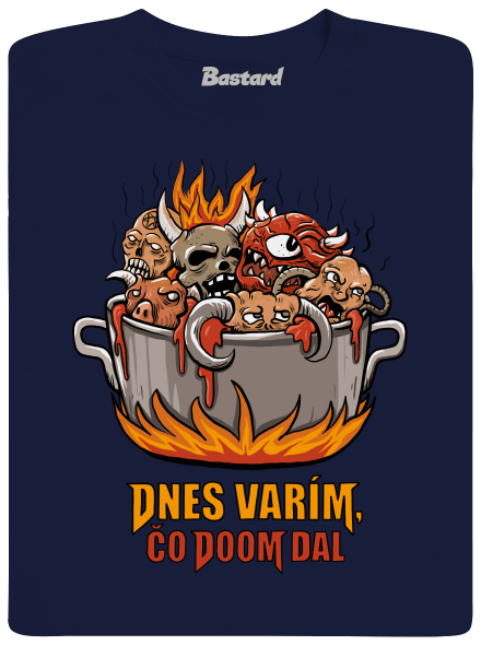 Čo Doom dal pánske tričko Navy