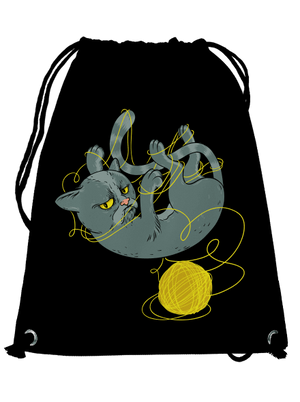 Nevrlý kocúr vak Black