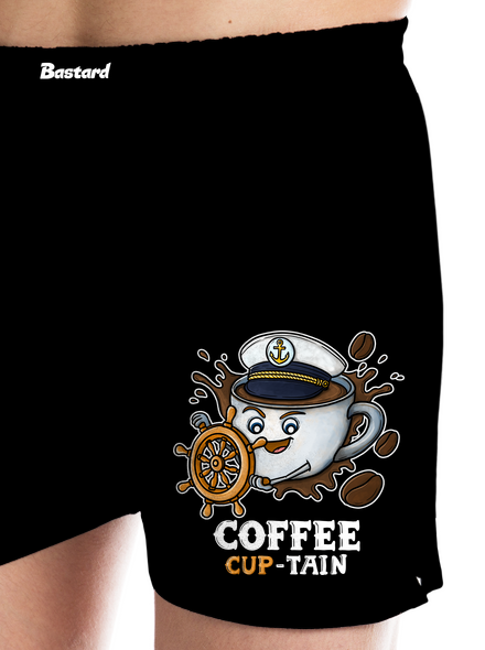 Coffee Cup-tain pánske trenky Black