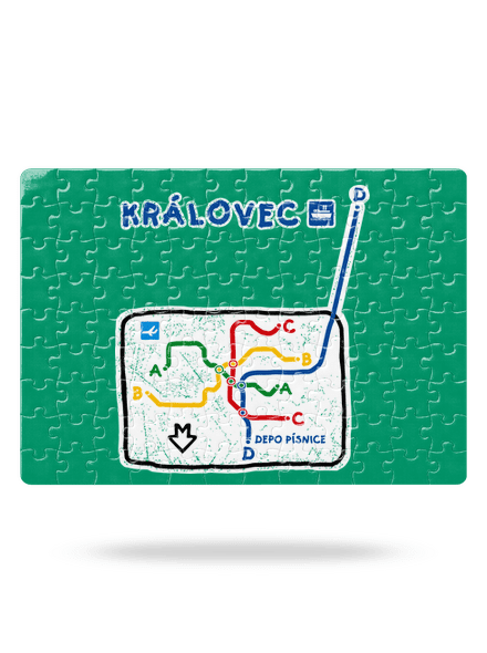 Metro Královec puzzle White