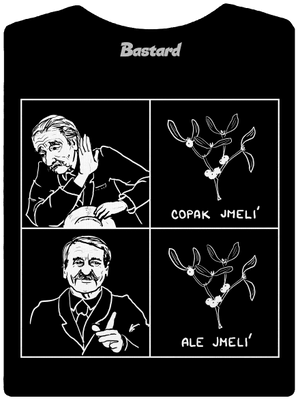 Cimrman: Copak jmelí dámske tričko prémium Black